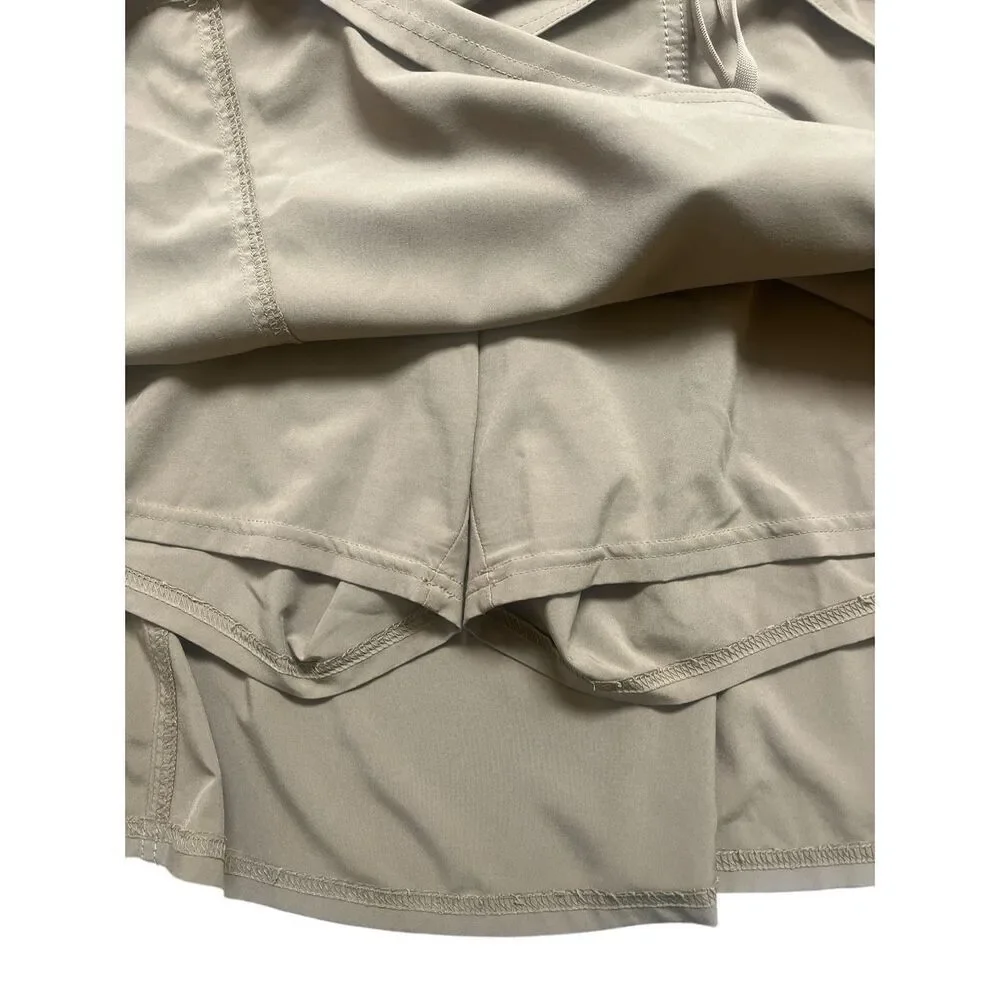 Athleta Wearever skirt tan color sz 8